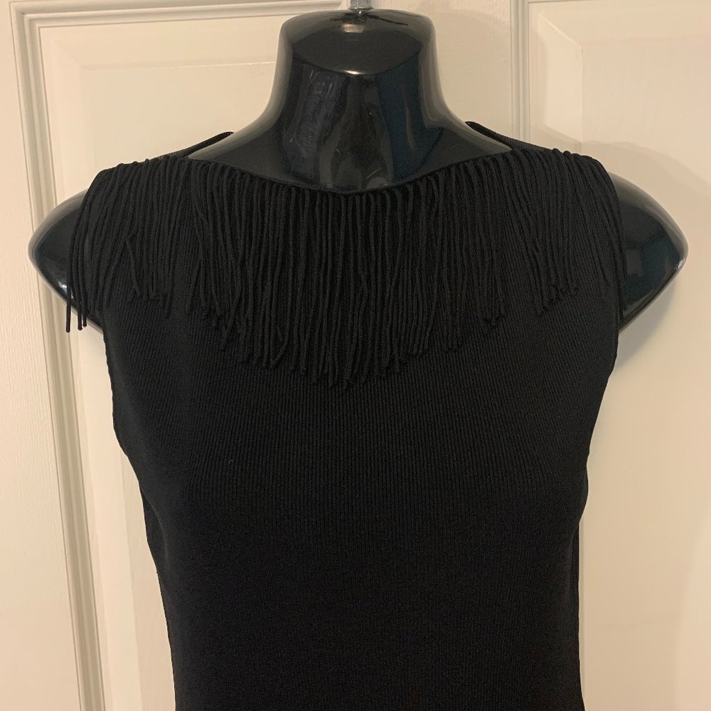 Cyrus fringed sleeveless sweater